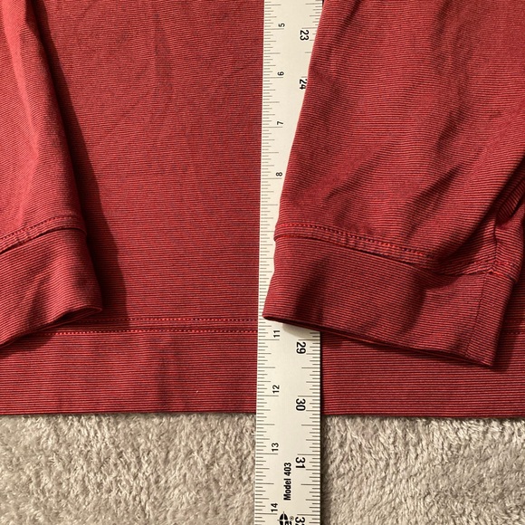 FootJoy 1/4 Zip Pullover Mens Size XL Golf Long Sleeve Activewear Red Logo Nylon - Picture 9 of 11